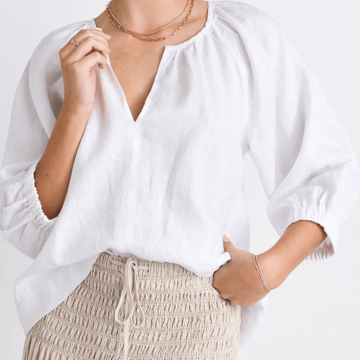 Fira Mae Elise Linen Blouse main image 1