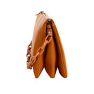 Tan crossbody bag side view